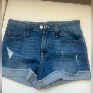 Just black Jean shorts! Size 25. NWT